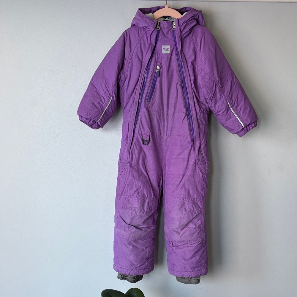 MEC Toaster Winter Snowsuit Lavender Purple Warm Outerwear Size 3